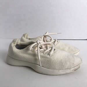 Allbirds Cream Wool Runners Athletic Shoes Sneakers Womens Sz 8